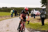 Part of the first ever Paris-Roubaix for women (45th)